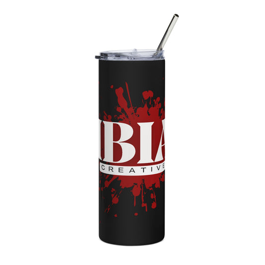 20oz Stainless Steel Tumbler - IBIA Inspired By I Am Black and Red Design with Uplifting Song Scanner